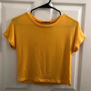 Zara TRF crop shirt